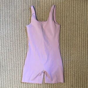 girlfriend collective lilac unitard